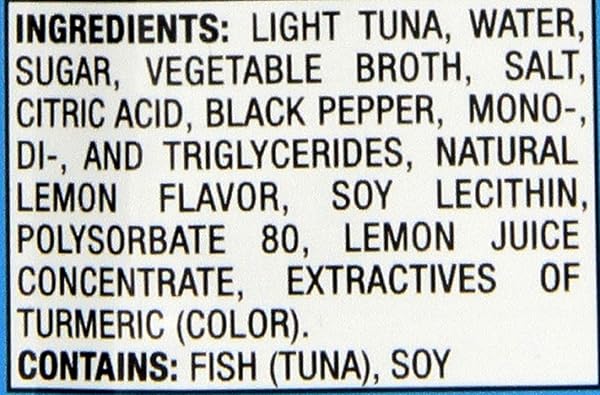 STARKIST TUNA CREATIONS, LEMON PEPPER, SINGLE SERVE 2.6-OUNCE POUCH