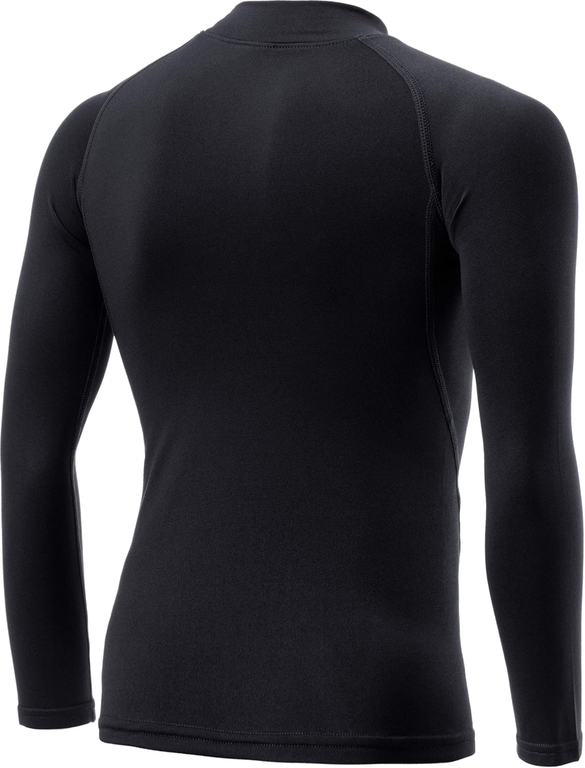TSLA Kid's Thermal Long Sleeve Tops, Mock Turtle Neck Fleece Lined Compression Base Layer Shirts: Clothing