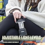 Milestone Camping 12 LED Lantern Built-in Compass Dimmer Battery Operated 20cm view 3