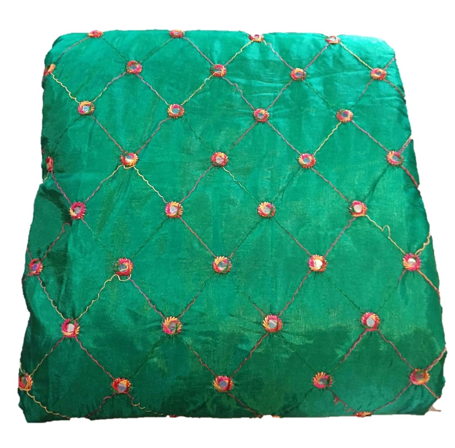 mirror work fabric for blouse
