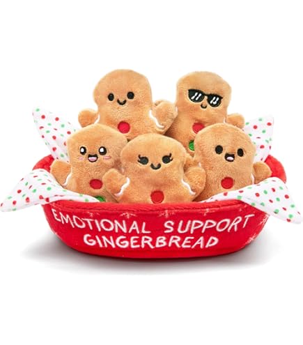 Ty Beanie Babies Crispin Gingerbread Man – Kuscheliger Plüsch-Weihnachtsmann, Sammler-Softtoy