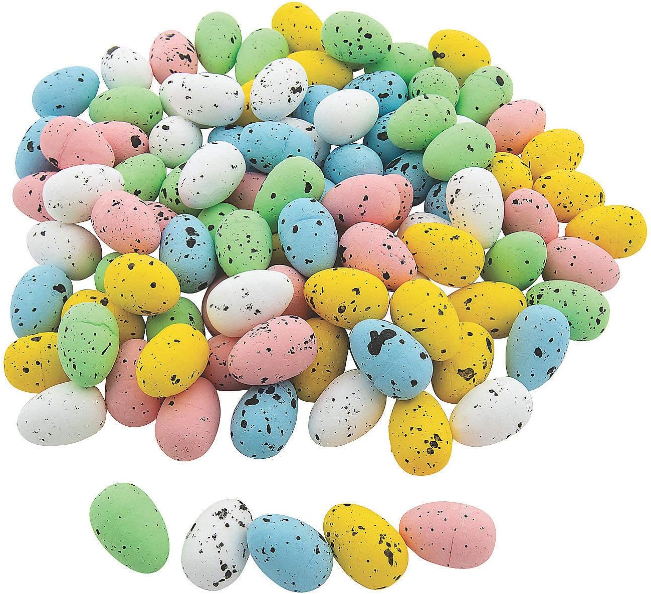 Speckled Foam Easter Eggs (100Pc) Crafts for Kids and Fun