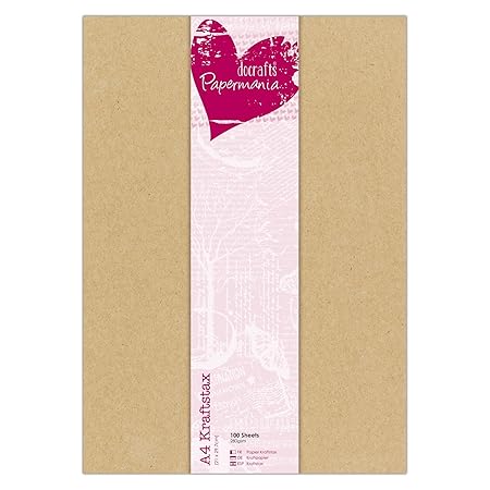 Papermania Kraftpapier A4, 100Bl.