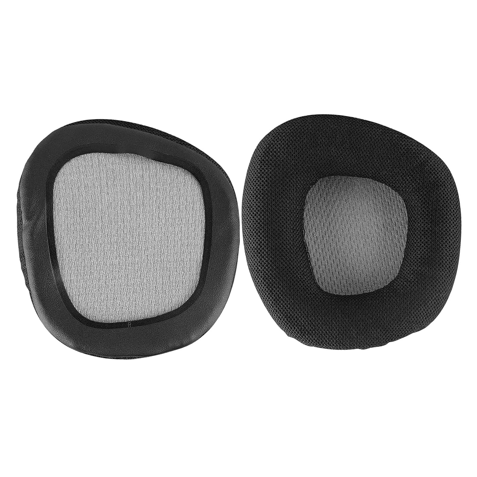 Yaowanguan Ear Pads for Corsair Void/Corsair Void Pro - Void/Void Pro Mesh Fabric Replacement Earpads Cushions Earcups for Void/Void Pro Wired/Wireless Gaming Headsets(Black/Grey)