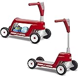 Radio Flyer Scoot 2 Scooter, Toddler Scooter or Ride on, Ages 1-4,Red