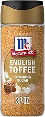 McCormick Finishing Sugar, English Toffee, Limited Edition, Rich & Buttery Sweetness for Hot Chocolate, Cookies, Cake, Pie, C