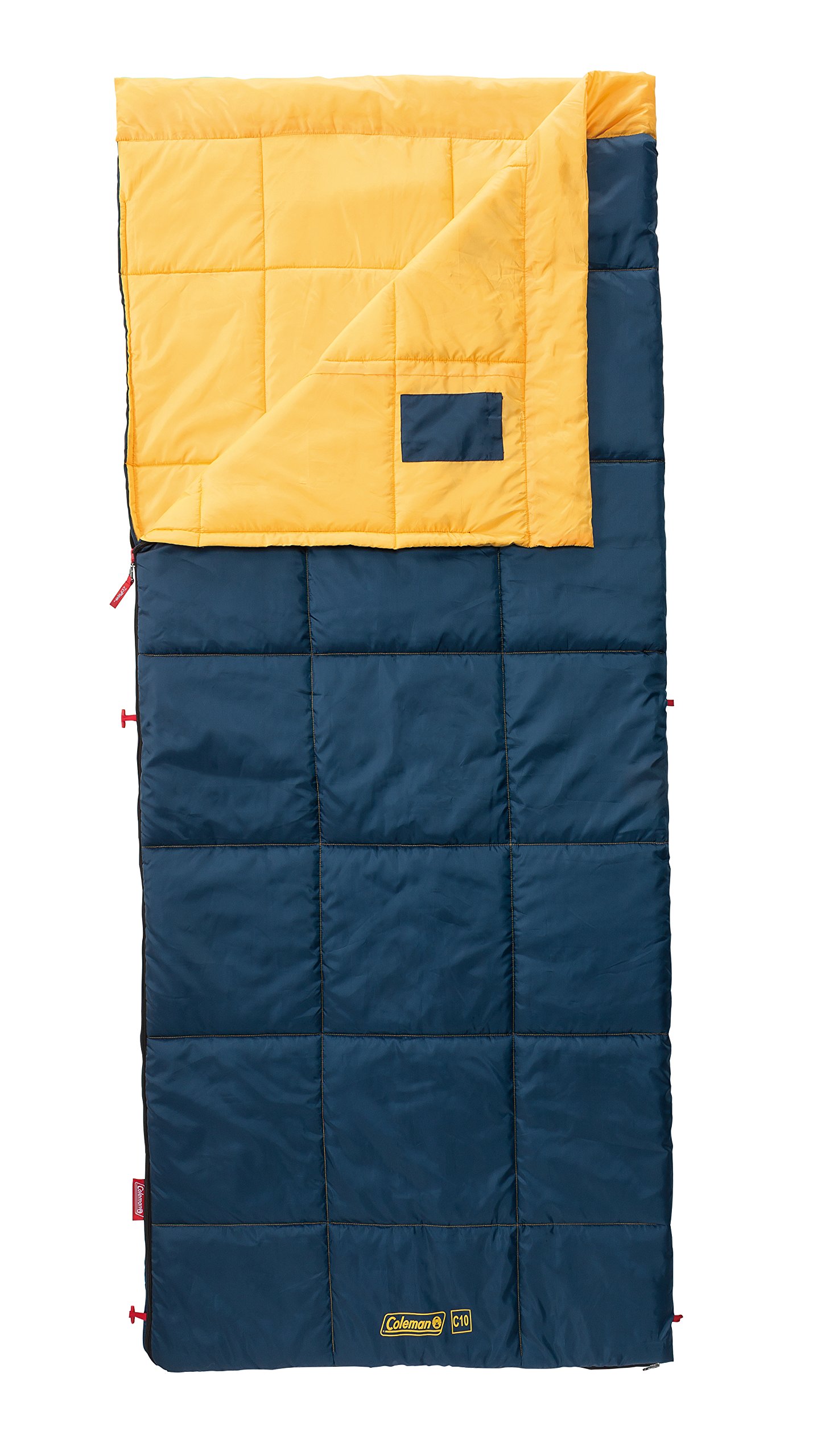 Coleman(コールマン) 寝袋 パフォーマーIII C10 使用可能温度10度 封筒型 イエロー 2000034775 ウォッシャブル 洗濯可 連結可能 キャンプ アウトドア 丸洗い可能 防災 フェス 車中泊 来客用 コンパクト 収納 洗濯機商品画像