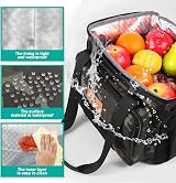 HSHRISH Lunch Bag 12L Tactical Cooler Bag Waterproof Insulated Camouflage view 5