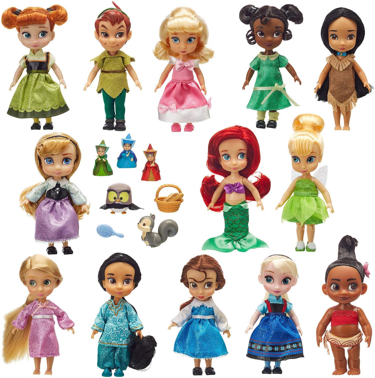 Disney Animators' Collection Mini Doll Gift Set - 5 Inch