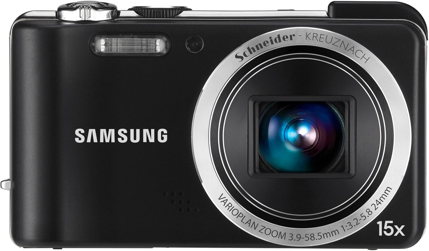 Samsung WB650 Digitalkamera (12 Megapixel, 15-Fach Opt. Zoom, 7,62 cm AMOLED, GPS Tagging, Bildstabilisierung, Weitwinkel) schwarz