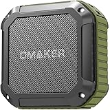 Omaker M4 Portable Bluetooth 4.0 Speaker with 12 Hour Playtime for Outdoors or Shower(Army Green)