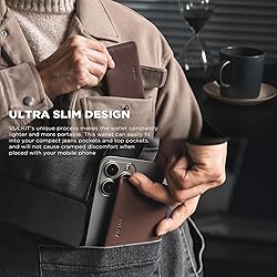 VULKIT Slim Minimalist Card Holder RFID Blocking