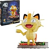 4D Build Pok&eacute;mon Meowth 3D Puzzle Model Kit, Desk D&eacute;cor, Shelf Display | 137 Premium EPS Foam Pieces, No Glue Or Tools Required, Build &amp; Display Collectible Hobby Kit Gift For Fans Ages 12+