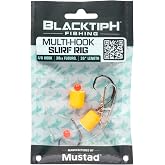 Mustad BlacktipH Multi-Hook Surf Rig Two 4/0 Circle Hooks 30 lb Fluoro
