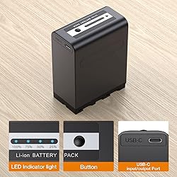 NP-F970 PD 20W Fast Charge 10000mAh Battery