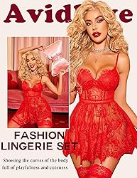 Avidlove White Wedding Lingerie for Women Bridal