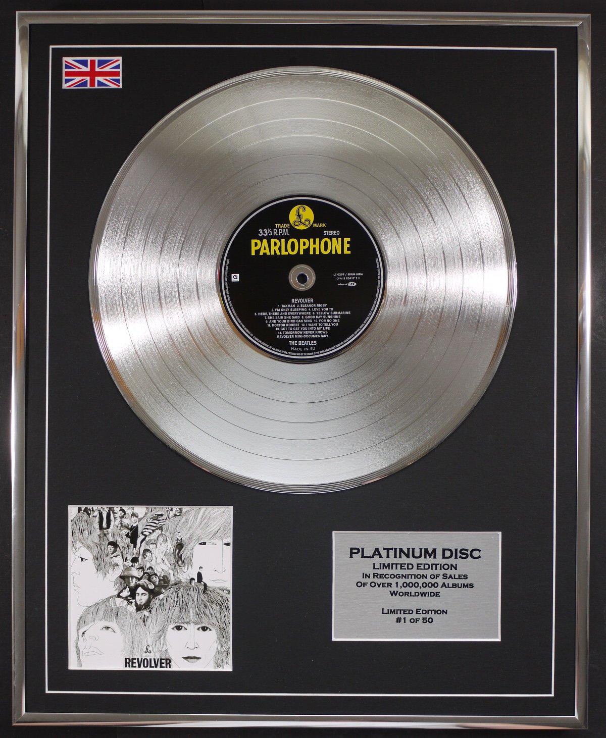 THE BEATLES/LTD EDITION CD PLATINUM DISC/REVOLVER