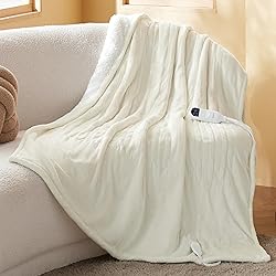 Bedsure Heated Blanket Electric Throw - Soft