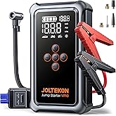 Joltekon Jump Starter with Air Compressor, 5000A Portable Car Battery Jumper Starter(All Gas/10L Diesel) with 150PSI Auto-Shutoff Tire Inflator, 12V Lithium Jump Box for Car Battery Portable