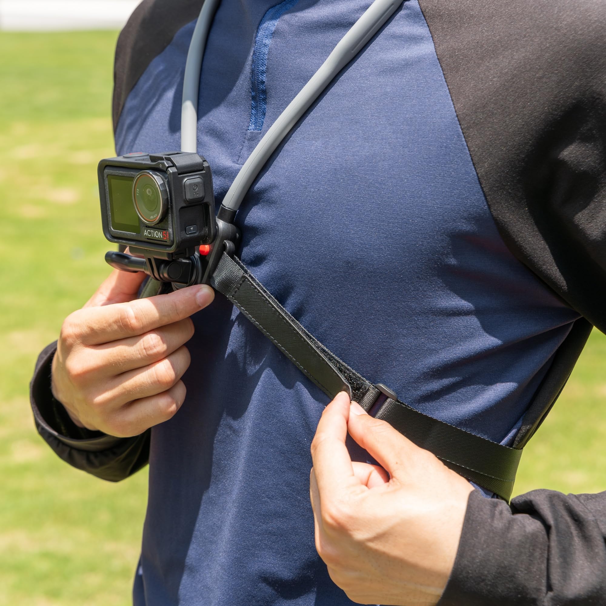 JJC Action Cam Halsband für DJI Osmo Action 6 5 Pro 4 3 mit Brustgurt 6