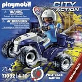 Playmobil City Action 71092 Police Quad with Pullback Motor 4+ Kids Toy view 3