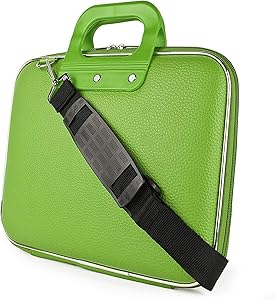 Cady Bag Collection Durable Semi Hard Shell Carrying Case with Removable Shoulder Strap for Laptops up to 15.45 inches, MacBook, HP, Lenovo, Acer, Dell