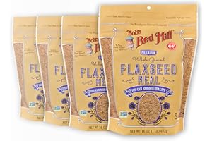 Bob's Red Mill Flaxseed Meal, 16oz (Pack of 4) - Non GMO, Vegan, Paleo Friendly, Keto Friendly, Kosher