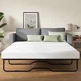 Wellynap 4 Inch Gel Memory Foam Sofa Mattress Queen Size 72 x 58 Inches | Removable Washable Cover, Medium, for Sleeper Sofas, Guest Room, RVs, Boats
