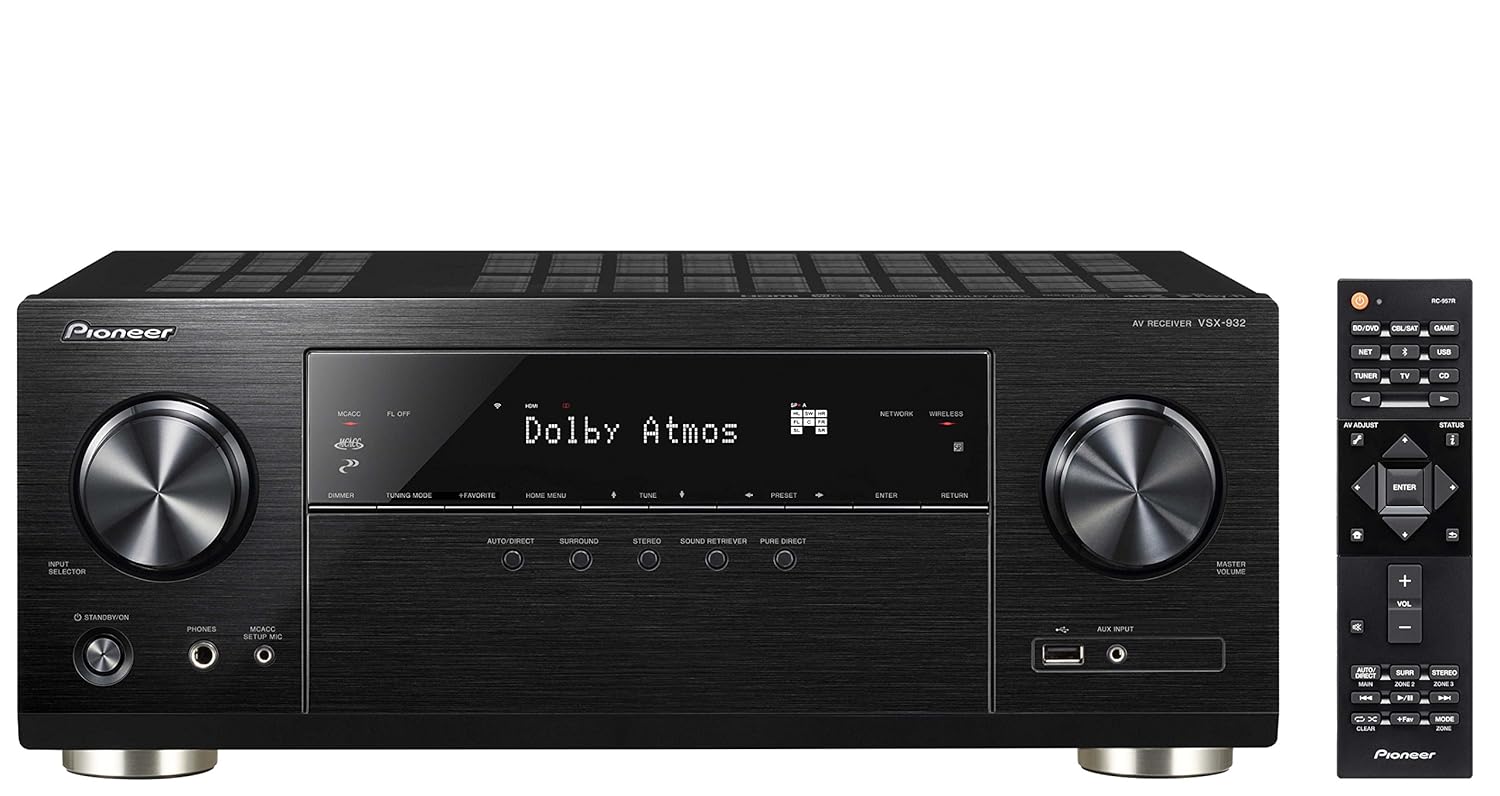 Pioneer Audio & Video Component Receiver black (VSX-932)