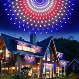 Leisure world 3 Pack 150 LED American Flag Banner