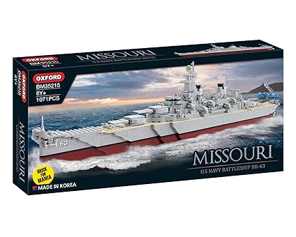 MISSOURI US NAVY BATTLESHIP (1071 PIECES)