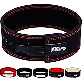 IBRO Powerlifting Lever Gym Belt – Power 8MM, 10MM or 13MM Extreme Heavy Duty Genuine Leather Belts - Squats Deadlifts Bodybuilding Weight Lifting IPF Power Lifting Strongman for Men