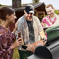 DAMNISS Pellet Smoker Grill Combo, 456 SQ.IN