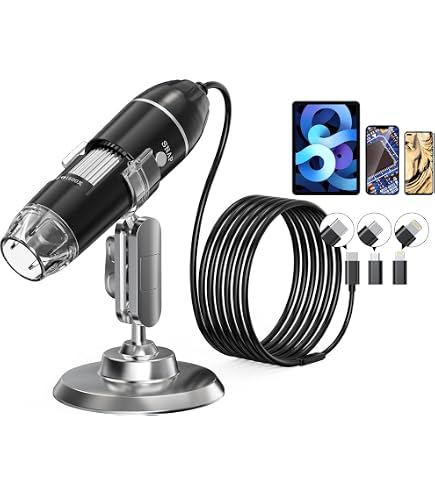 Amazon.com: Pilipane WLAN USB Digital Microscope, 1000x W05A WLAN