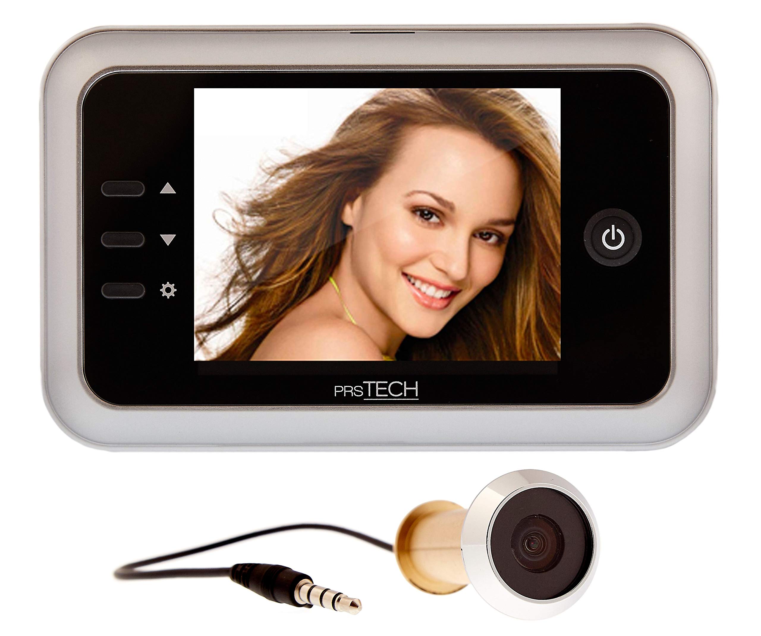 prsTECH® DoorCAM DC1 Digital Door Viewer Peephole Wide Angle 3.5 Inch