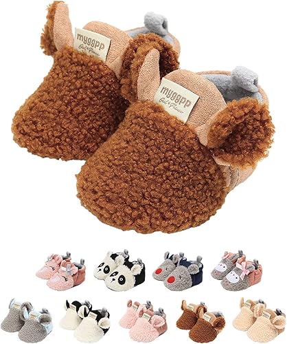 Cartoon Dieren Babyschoenen Unisex Pasgeboren Leuke Antislip Zool Winter Laarzen Eerste Wandelaars Schoenen Amazon Nl