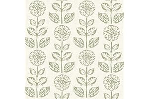 Wudnaye Beige Floral Peel and Stick Wallpaper Vintage Floral Contact Paper 17.7in×118in Flower Self Adhesive Wallpaper Peel and Stick Vinyl Contact Paper Removable Waterproof for Bathroom Bedroom