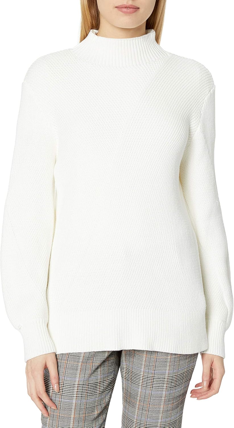 women's mock neck sweater