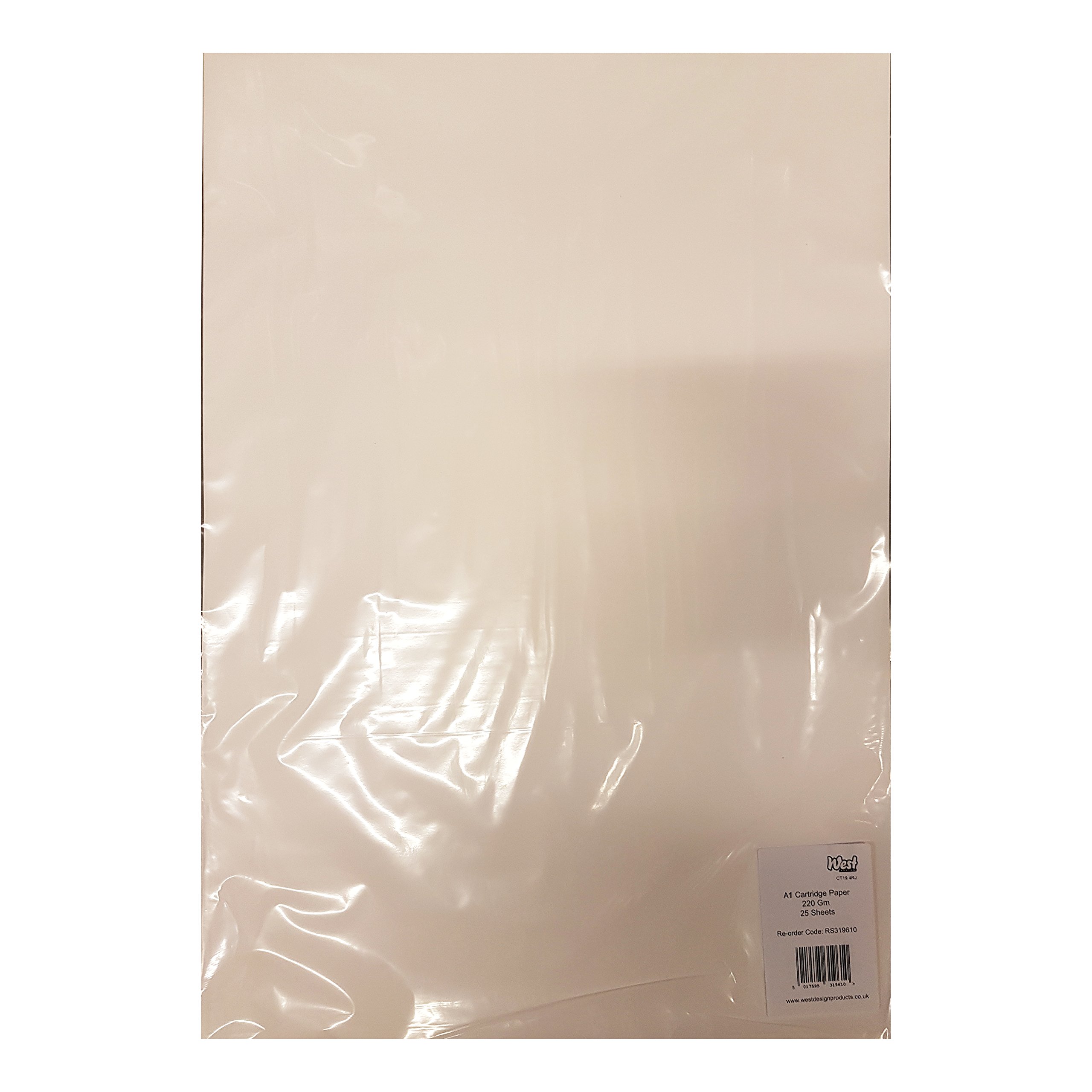 West Design RS319214 A1 140 GSM Premier Cartridge Paper Pack (Pack of 25 Sheets)