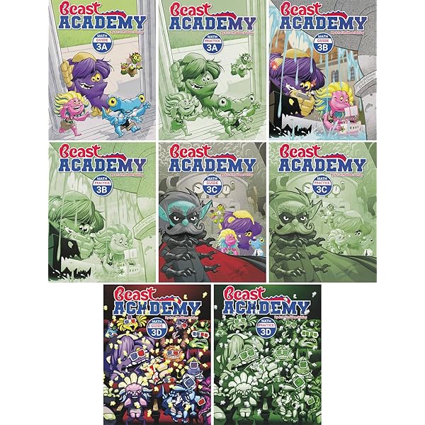 Beast Academy 算数練習問題集 3A 3B 3C 3D Amazon.com: Beast Academy 3A: Guide and Practice, 2 Books
