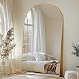 Antok Full Length Mirror, 44"x88" Oversized Floor Mirror for Bedroom, Living Room Cloakroom, Gold