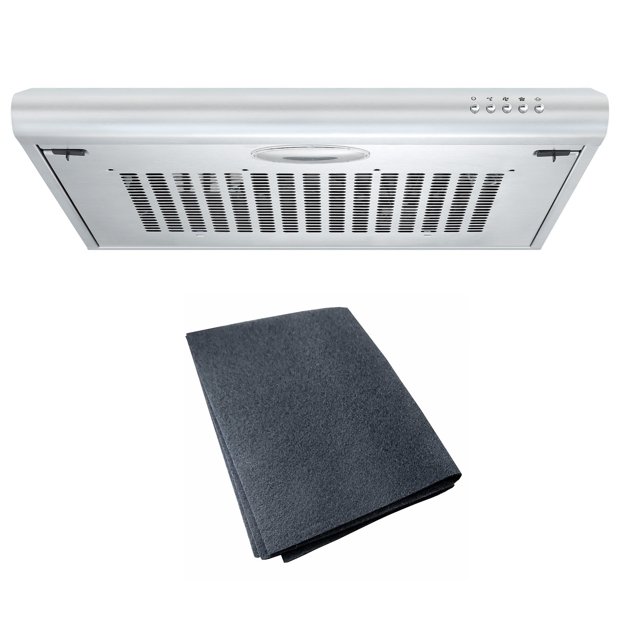 Buy Cookology VISOR600SS Extractor Fan 60cm Visor Cooker Hood in