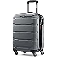 Samsonite Omni PC Hardside Expandable Luggage with Spinner Wheels, Charcoal, Carry-On 20-Inch