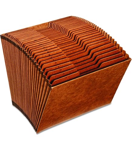 1InTheOffice Expanding File Folder A-Z, Alphabetical File