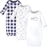 Touched By Nature Organic Cotton Kids Dresses - 2-Pack Short & Long Sleeve