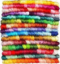 Premium Rainbow Color Embroidery Floss - Cross