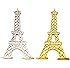 Eiffel Tower Patch – Embroidered Iron-On/Sew-On Paris Souvenir - Foto 8