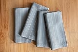 Solino Home Pinstripe Linen Napkins Set of 4