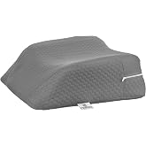 Therapeutica Premium Pillow Cover Travel Pillow with Zipper Gray AVG | Quilted zippered pillow cover protects your Therapeutica Travel Pillow while adding soft, comfortable comfort.