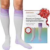 ZenToes Compression Socks for Women & Men, Knee High Socks Men With Ball of Foot Cushion